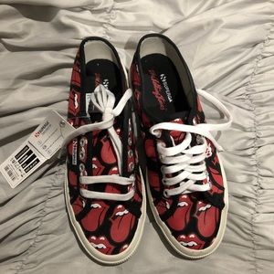 NWT SUPERGA X THE ROLLING STONES SNEAKERS